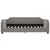 Produktbild 6 för Dagbädd utdragbar med lådor taupe 80x200 cm tyg