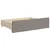 Produktbild 10 för Dagbädd utdragbar med lådor taupe 80x200 cm tyg