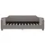 Produktbild 6 för Dagbädd utdragbar med lådor taupe 90x200 cm tyg