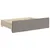 Produktbild 10 för Dagbädd utdragbar med lådor taupe 100x200 cm tyg