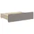 Produktbild 6 för Dagbädd utdragbar med lådor taupe 80x200 cm tyg