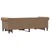 Produktbild 5 för Dagbädd utdragbar med madrasser cappuccino 90x200 cm konstläder