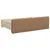Produktbild 10 för Dagbädd utdragbar med madrasser cappuccino 90x200 cm konstläder