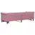 Produktbild 5 för Dagbädd utdragbar rosa 80x200 cm sammet