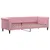 Produktbild 6 för Dagbädd utdragbar rosa 80x200 cm sammet