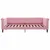 Produktbild 7 för Dagbädd utdragbar rosa 90x200 cm sammet