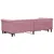 Produktbild 5 för Dagbädd utdragbar med lådor rosa 90x200 cm sammet