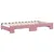 Produktbild 5 för Dagbädd utdragbar med lådor rosa 100x200 cm sammet