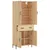 Produktbild 4 för Högskåp sonoma-ek 69,5x34x180 cm konstruerat trä