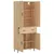Produktbild 4 för Högskåp sonoma-ek 69,5x34x180 cm konstruerat trä