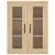 Produktbild 6 för Högskåp sonoma-ek 69,5x34x180 cm konstruerat trä