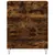 Produktbild 8 för Högskåp rökfärgad ek 69,5x34x180 cm konstruerat trä