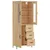 Produktbild 4 för Högskåp sonoma-ek 69,5x34x180 cm konstruerat trä