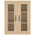 Produktbild 6 för Högskåp sonoma-ek 69,5x34x180 cm konstruerat trä