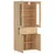 Produktbild 4 för Högskåp sonoma-ek 69,5x34x180 cm konstruerat trä