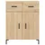 Produktbild 8 för Högskåp sonoma-ek 69,5x34x180 cm konstruerat trä