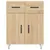 Produktbild 8 för Högskåp sonoma-ek 69,5x34x180 cm konstruerat trä