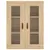 Produktbild 6 för Högskåp sonoma-ek 69,5x34x180 cm konstruerat trä