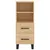 Produktbild 6 för Högskåp sonoma-ek34,5x34x180 cm konstruerat trä