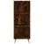 Produktbild 6 för Högskåp rökfärgad ek 34,5x34x180 cm konstruerat trä