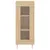 Produktbild 6 för Högskåp sonoma-ek34,5x34x180 cm konstruerat trä