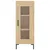 Produktbild 6 för Högskåp sonoma-ek34,5x34x180 cm konstruerat trä