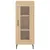 Produktbild 6 för Högskåp sonoma-ek34,5x34x180 cm konstruerat trä