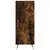 Produktbild 6 för Högskåp rökfärgad ek 34,5x34x180 cm konstruerat trä