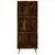 Produktbild 8 för Högskåp rökfärgad ek 34,5x34x180 cm konstruerat trä