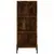 Produktbild 8 för Högskåp rökfärgad ek 34,5x34x180 cm konstruerat trä
