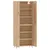 Produktbild 4 för Högskåp sonoma-ek 69,5x34x180 cm konstruerat trä