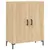 Produktbild 7 för Högskåp sonoma-ek 69,5x34x180 cm konstruerat trä