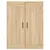 Produktbild 6 för Högskåp sonoma-ek 69,5x34x180 cm konstruerat trä