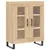 Produktbild 7 för Högskåp sonoma-ek 69,5x34x180 cm konstruerat trä