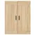 Produktbild 6 för Högskåp sonoma-ek 69,5x34x180 cm konstruerat trä