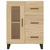 Produktbild 8 för Högskåp sonoma-ek 69,5x34x180 cm konstruerat trä