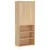 Produktbild 2 för Högskåp sonoma-ek 69,5x34x180 cm konstruerat trä