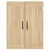 Produktbild 6 för Högskåp sonoma-ek 69,5x34x180 cm konstruerat trä