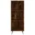 Produktbild 6 för Högskåp rökfärgad ek 34,5x34x180 cm konstruerat trä