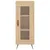 Produktbild 6 för Högskåp sonoma-ek34,5x34x180 cm konstruerat trä