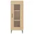 Produktbild 6 för Högskåp sonoma-ek34,5x34x180 cm konstruerat trä