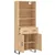 Produktbild 4 för Högskåp sonoma-ek 69,5x34x180 cm konstruerat trä