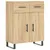 Produktbild 7 för Högskåp sonoma-ek 69,5x34x180 cm konstruerat trä