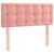 Produktbild 6 för Ramsäng med madrass rosa 90x190 cm sammet