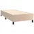 Produktbild 4 för Ramsäng med bäddmadrass cappuccino 90x190 cm konstläder