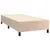 Produktbild 4 för Ramsäng med bäddmadrass cappuccino 80x200 cm konstläder