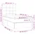 Produktbild 6 för Ramsäng med madrass rosa 80x200 cm sammet