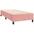 Produktbild 4 för Ramsäng med madrass rosa 90x190 cm sammet