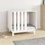 Produktbild 3 för Hundkoja vit 70x50x62 cm massiv furu