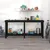Produktbild 3 för Skobänk svart 180x50x80 cm massiv furu